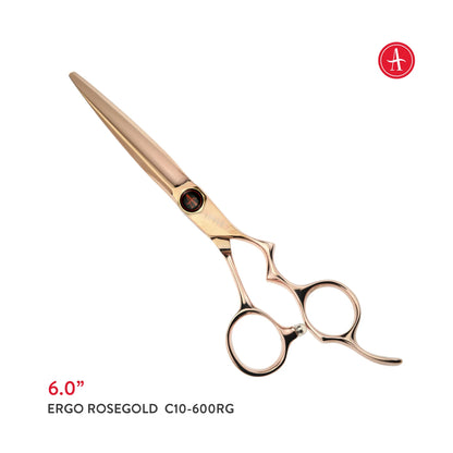 Above Ergo Rose Gold Hair Cutting Shears – 5.5", 6", 6.75"