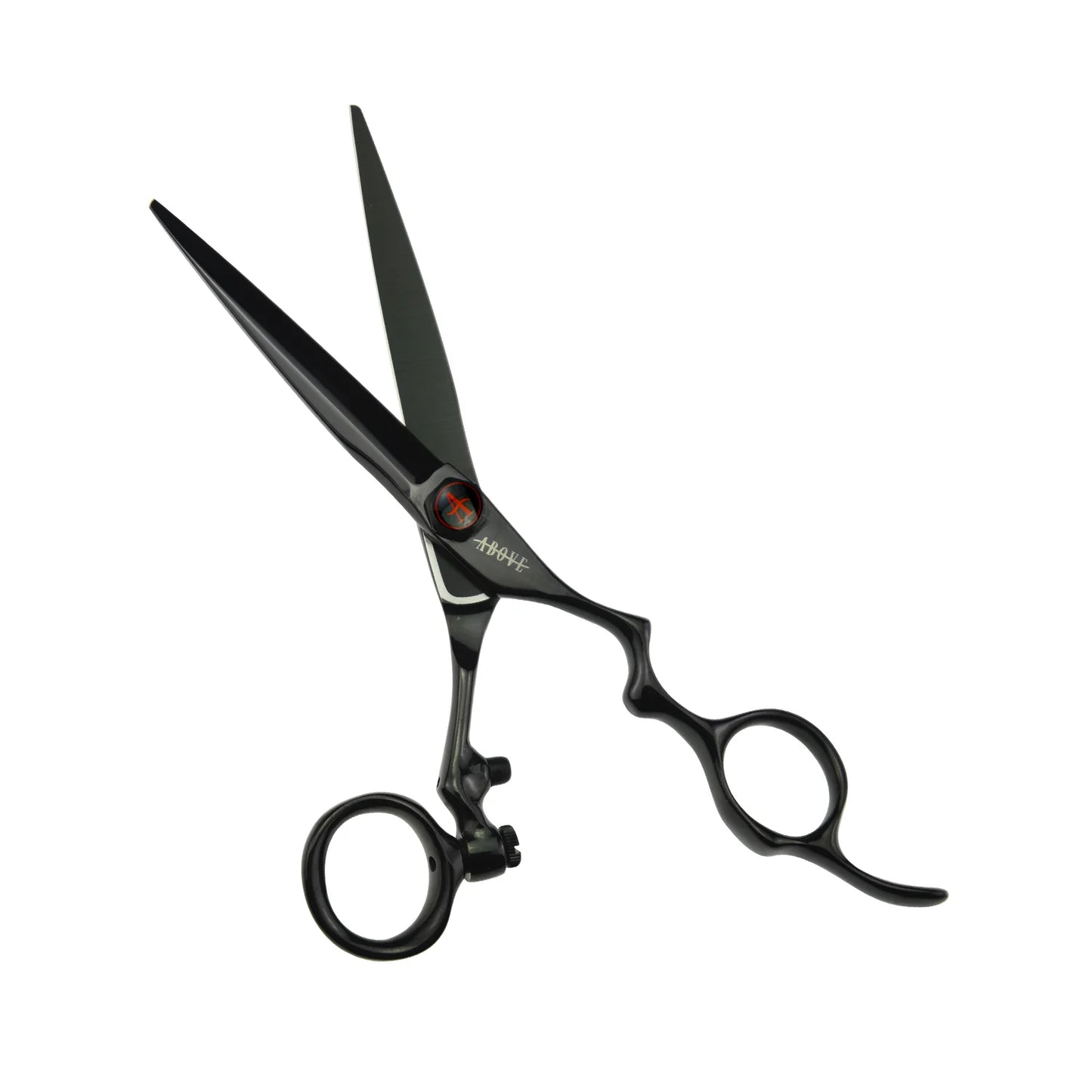 Above ErgoS Black Swivel Hair Cutting Shears – 6", 6.75"