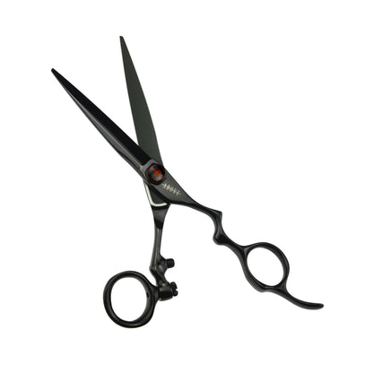 Above ErgoS Black Swivel Hair Cutting Shears – 6", 6.75"