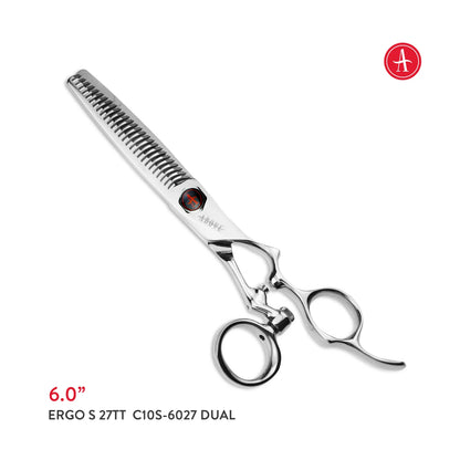 Above ErgoS 27T No-Line Pinpoint Blending Shears – 6"