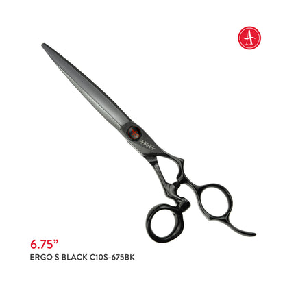 Above ErgoS Black Swivel Hair Cutting Shears – 6", 6.75"
