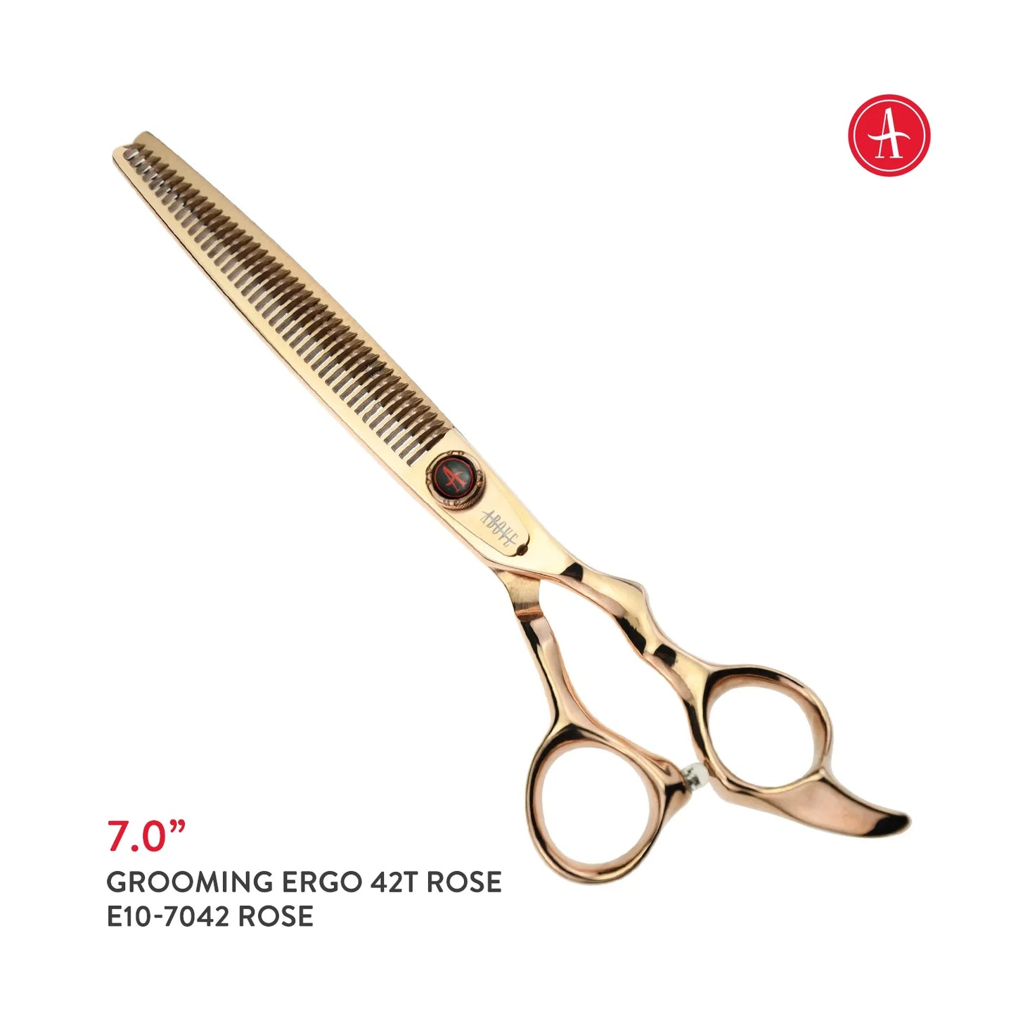 Above Elite Pet Grooming Rose Gold 42T Blending Shears – 7"