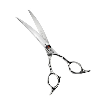 Above Elite Pet Grooming Flipper Radical Curved Shears – 7.25"