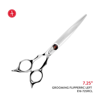 Above Elite Pet Grooming Flipper Radical Curved Lefty Shears – 7.25"