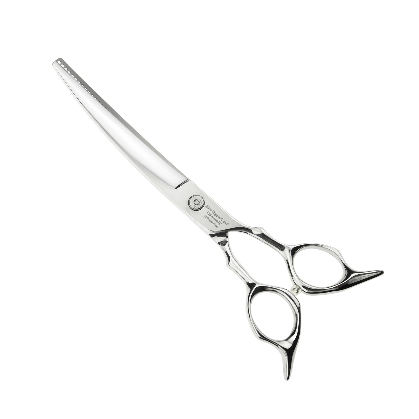 Above Elite Pet Grooming 40T Flipper Curved Blending Shears - 7"